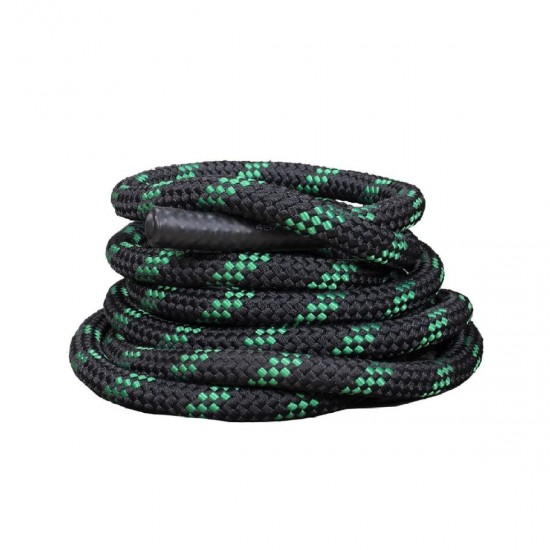 JIMX Profesyonel Crossfit Halatı Yeşil Siyah 10 metre