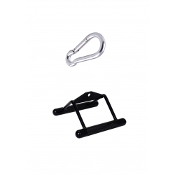 JIMX Profesyonel Rowing Bar Geniş Açı Siyah Kanca Hediyeli