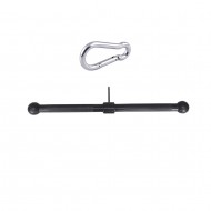 JIMX Profesyonel Lat Triceps Bar 50 cm Siyah
