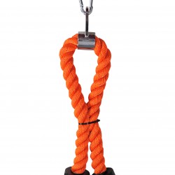 JIMX Profesyonel Triceps Halatı 1 metre Turuncu Kanca Hediyeli