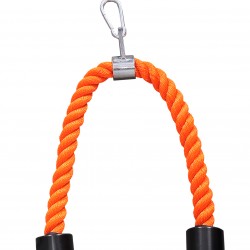 JIMX Profesyonel Triceps Halatı 1 metre Turuncu Kanca Hediyeli