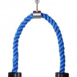 JIMX Profesyonel Triceps Halatı Mavi Kanca Hediyeli